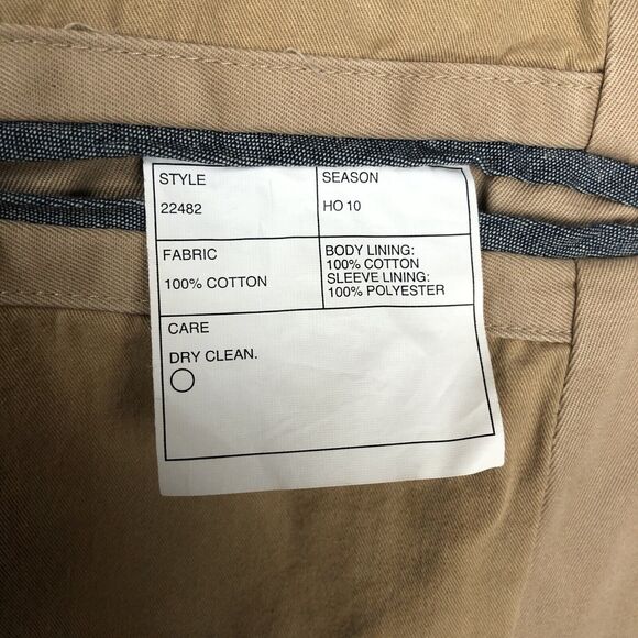 J. CREW‎ Ludlow Jacket Sz L Khaki Tan Preppy Blazer Sport Coat Unstructured EUC - Picture 6 of 15